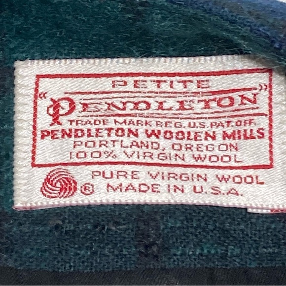 Vintage Pendleton Petite Virgin Wool Double Breasted Jacket - Picture 5 of 6